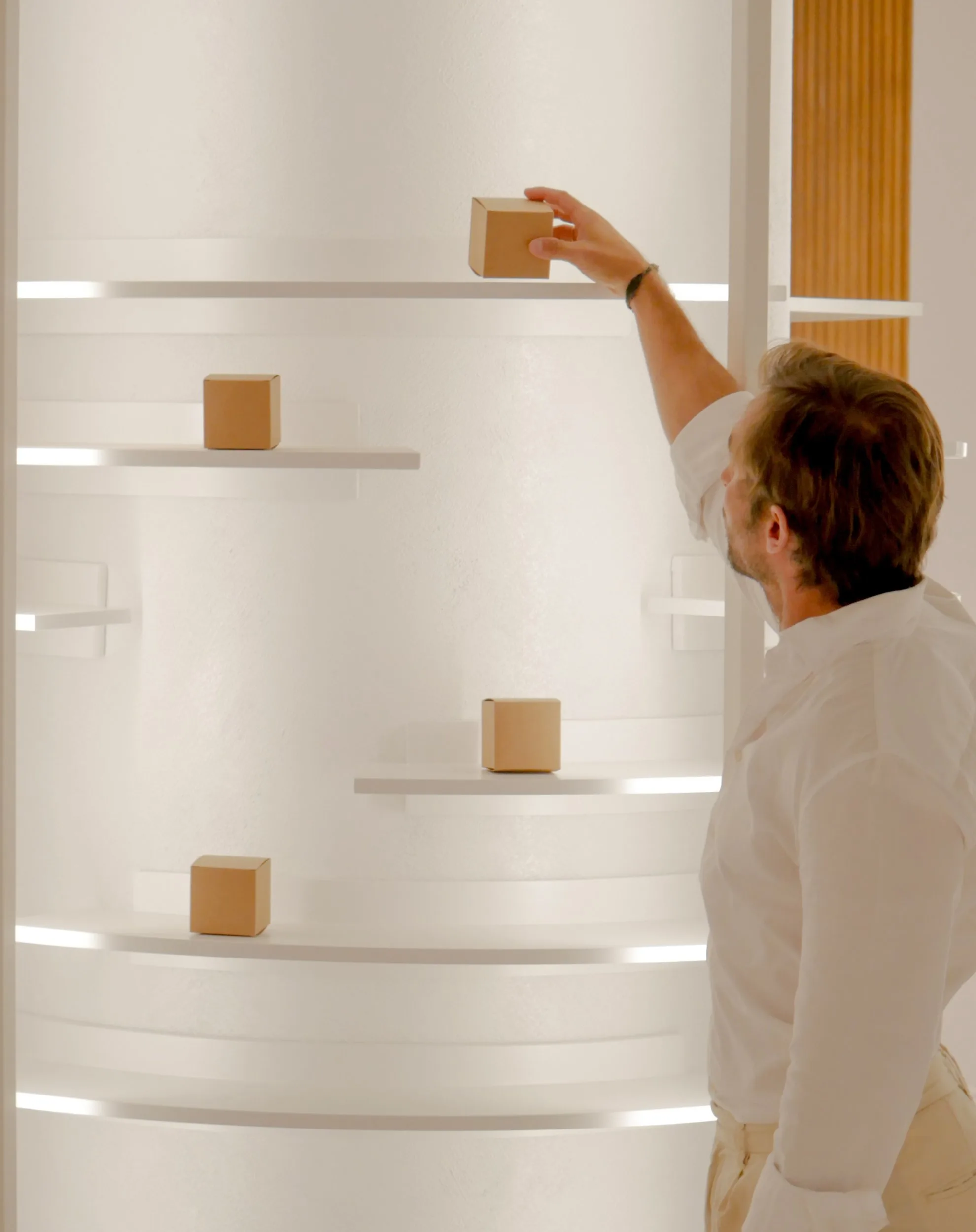 Expositor Totem Blanc - 3