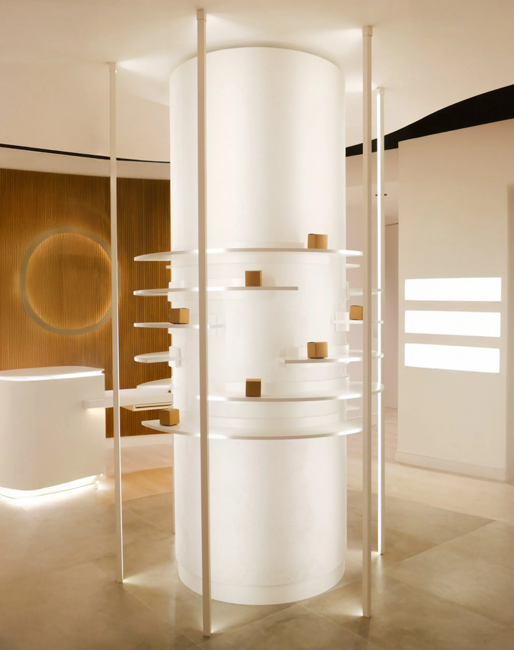 Expositor Totem Blanc - 4